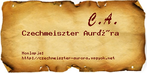 Czechmeiszter Auróra névjegykártya